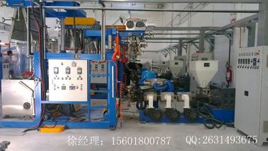China Pijlertype de Dubbele Opheffende van de de Krimpfolie Blazende Machine 15KW van pvc Drijfmotor leverancier